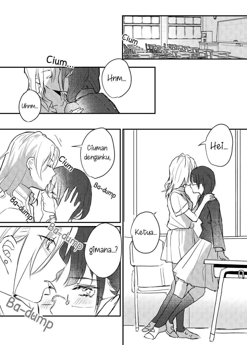 Delinquent High School Girl and Class Rep Chapter 0.1 - halaman 1