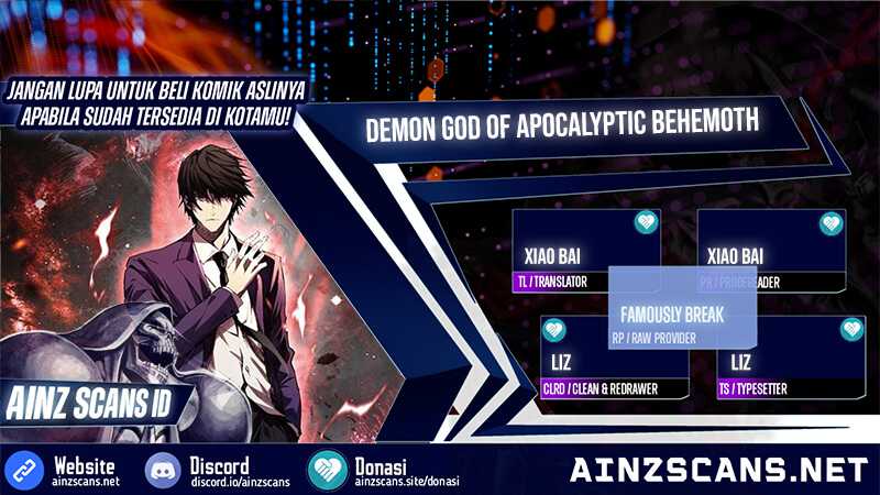 Demon God of Apocalyptic Behemot Chapter 25 - halaman 1