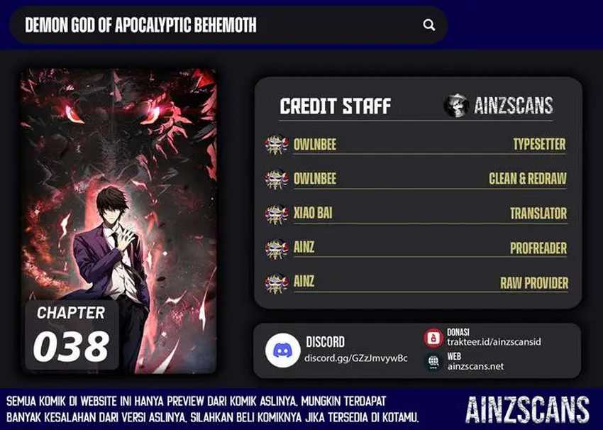 Demon God of Apocalyptic Behemot Chapter 38 - halaman 1