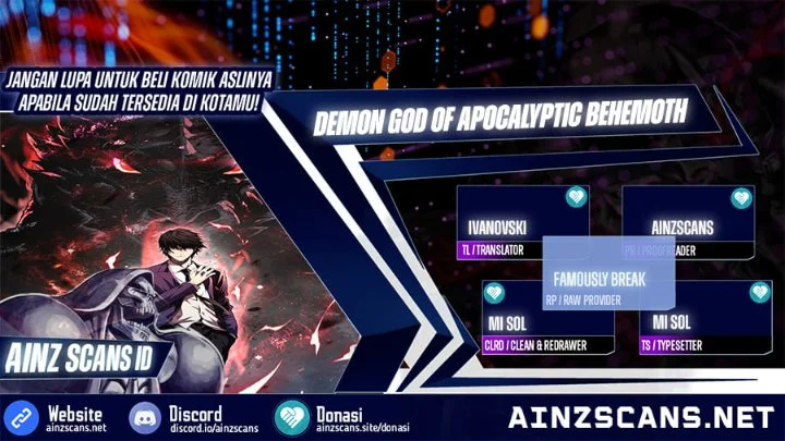 Demon God of Apocalyptic Behemot Chapter 72 - halaman 1
