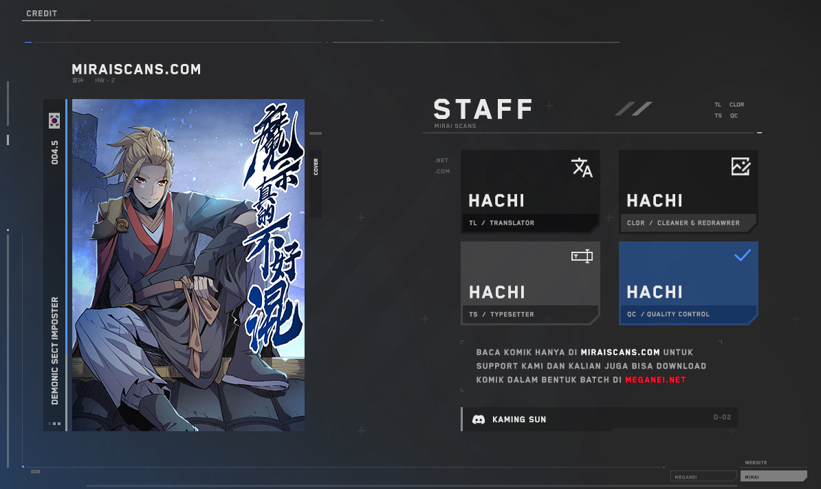 Demonic Sect Imposter Chapter 4.5 - halaman 1