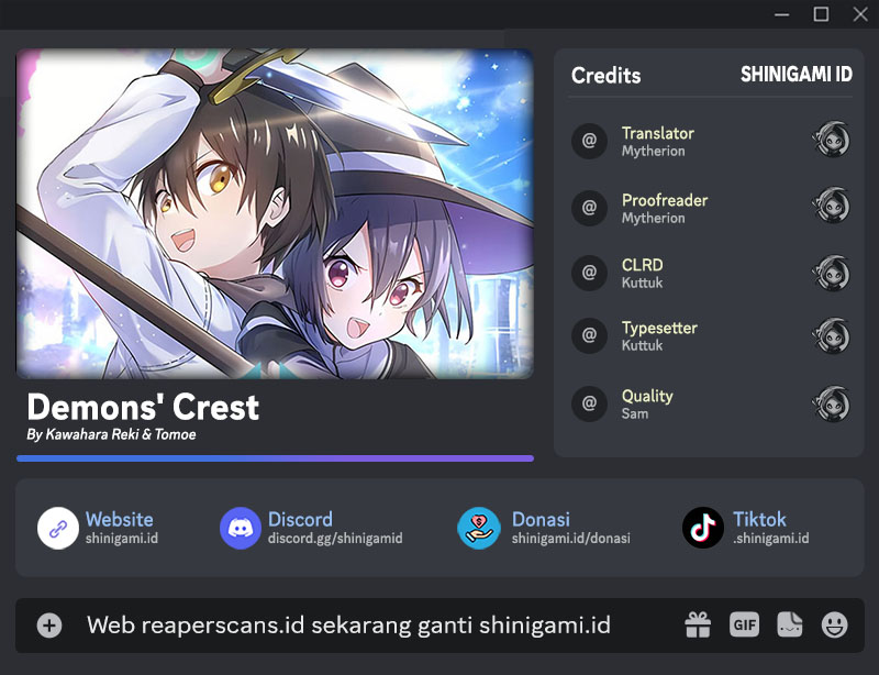 Demons' Crest Chapter 17 - halaman 1
