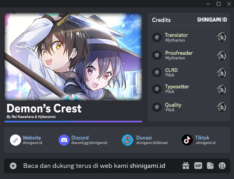 Demons' Crest Chapter 19 - halaman 1