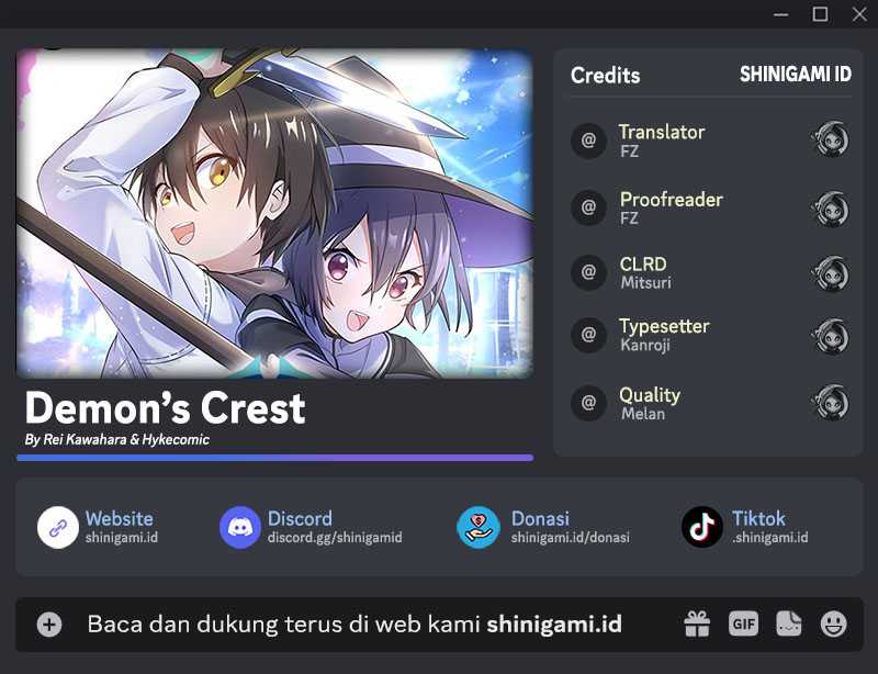 Demons' Crest Chapter 21 - halaman 1