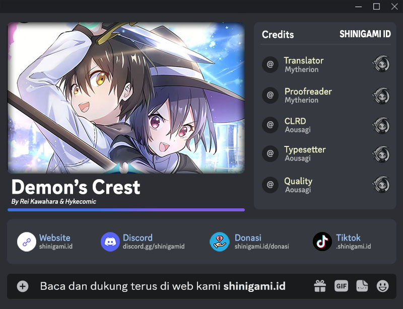 Demons' Crest Chapter 28 - halaman 1
