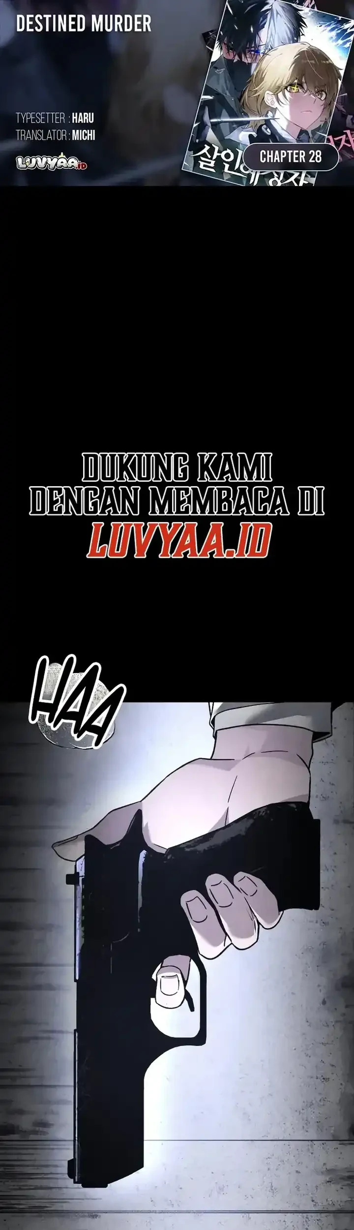 Destined Murderer Chapter 28 - halaman 1