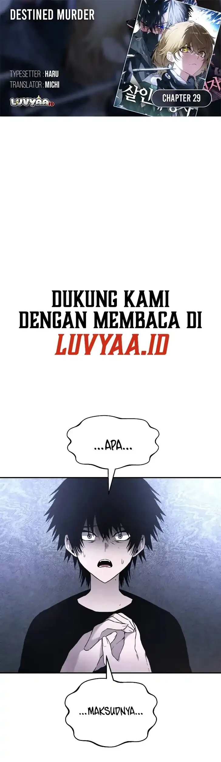 Destined Murderer Chapter 29 - halaman 1