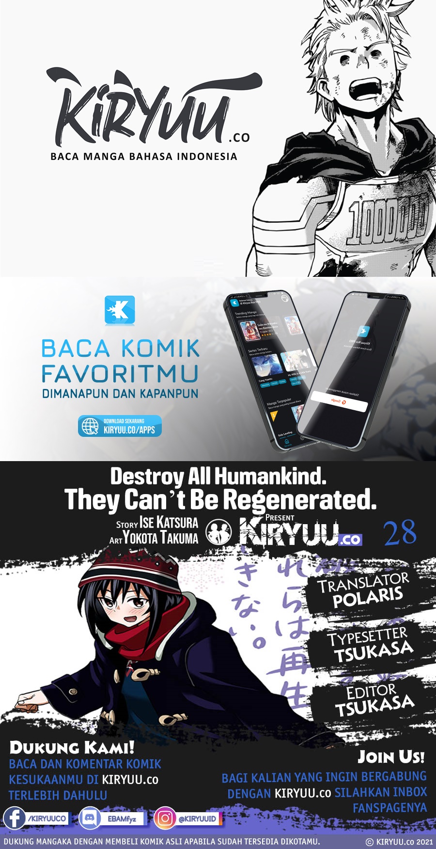 Destroy All Humankind. They Can’t Be Regenerated Chapter 28 - halaman 1