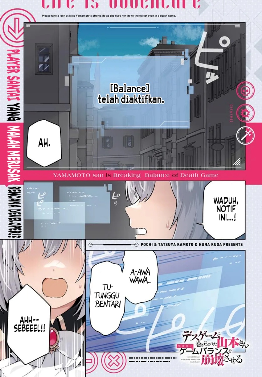 Desugemu ni Makikomareta Yamamoto-san, Kimama ni Gemu Baransu wo Hokai Saseru Chapter 1 - halaman 2