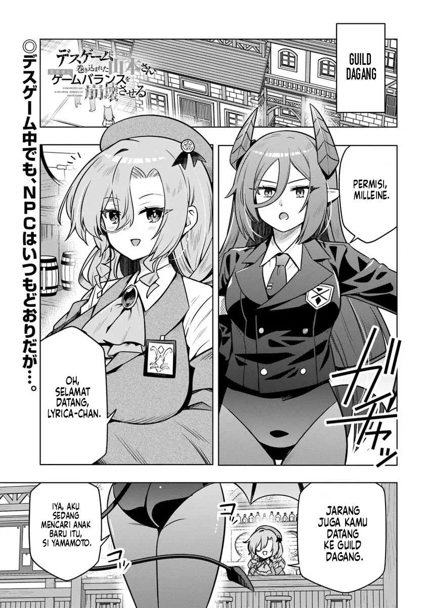 Desugemu ni Makikomareta Yamamoto-san, Kimama ni Gemu Baransu wo Hokai Saseru Chapter 8 - halaman 2