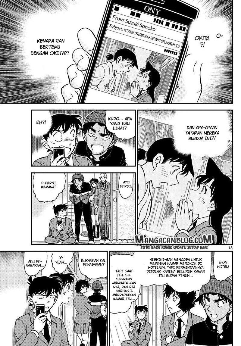 Detective Conan Chapter 1003 - halaman 14