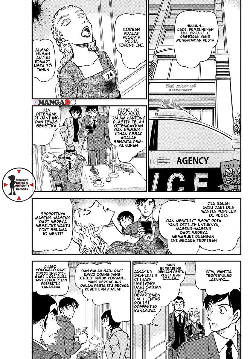Detective Conan Chapter 1086 - halaman 3