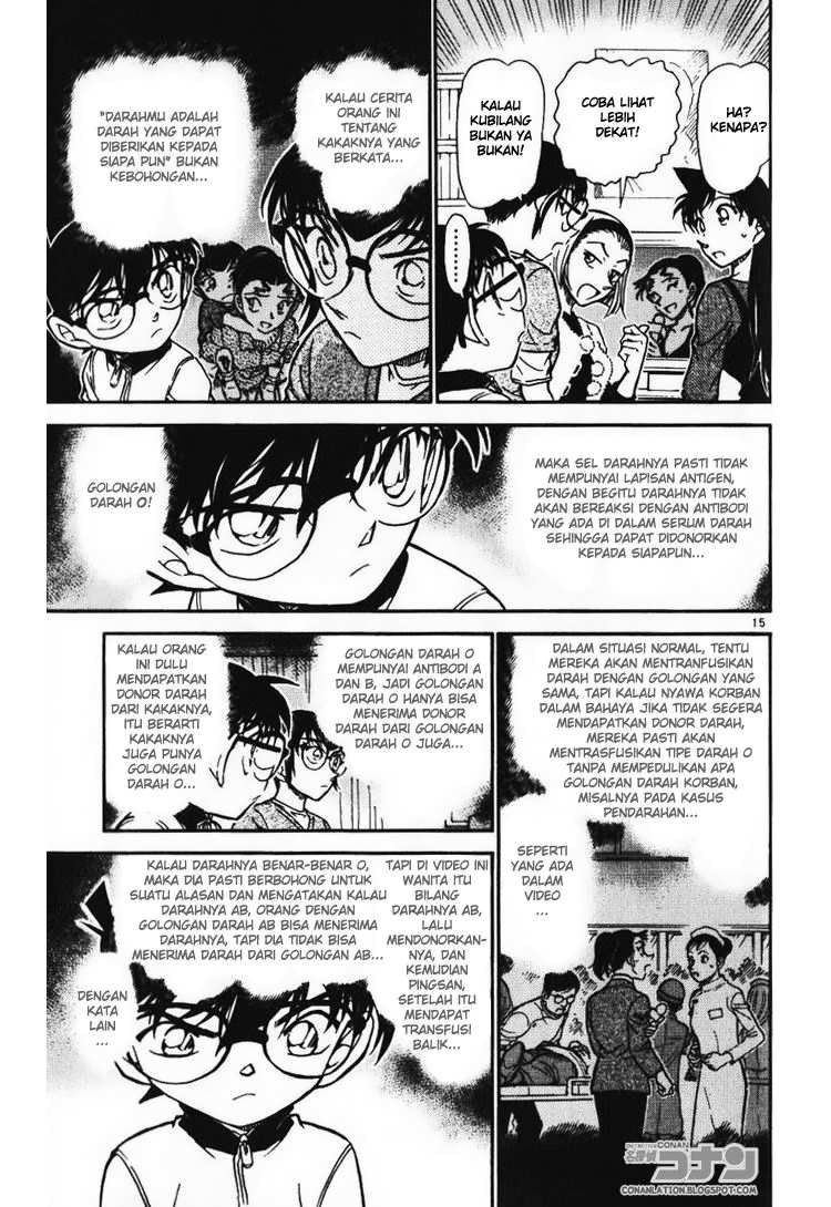 Detective Conan Chapter 586 - halaman 15
