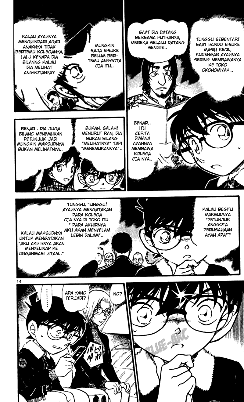 Detective Conan Chapter 595 - halaman 14