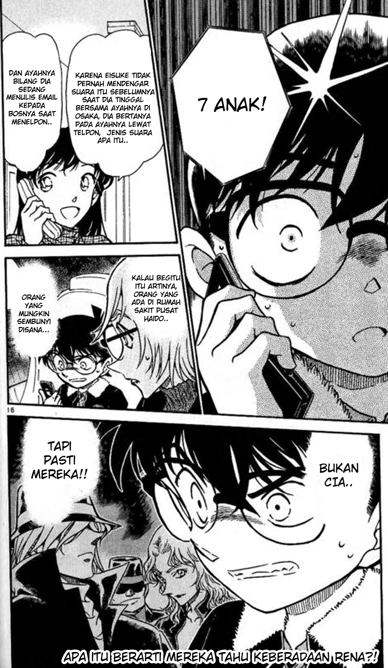Detective Conan Chapter 595 - halaman 16