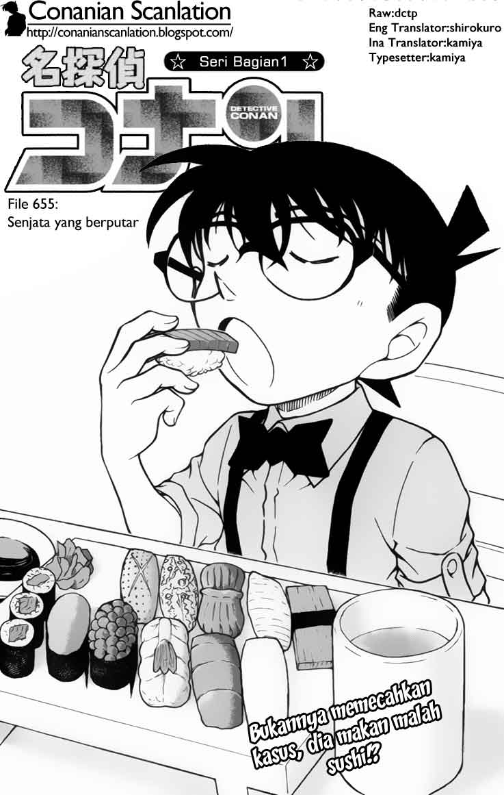 Detective Conan Chapter 655 - halaman 1