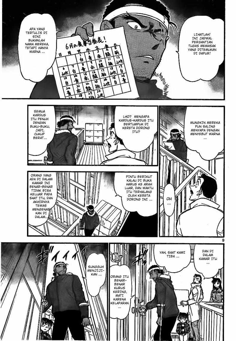 Detective Conan Chapter 682 - halaman 9