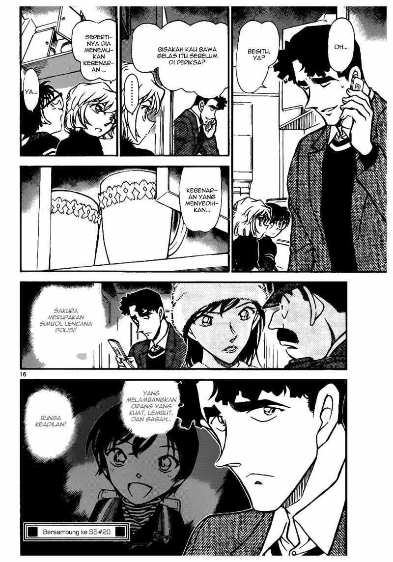 Detective Conan Chapter 688 - halaman 16