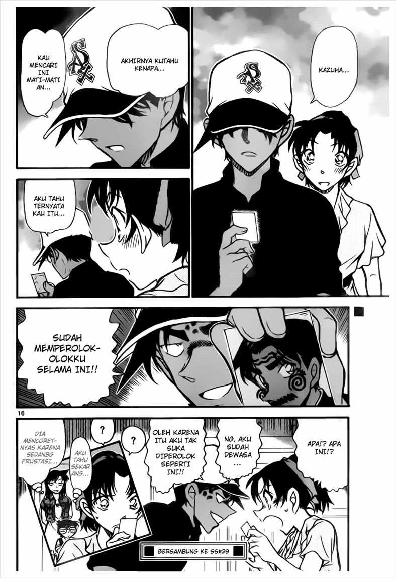 Detective Conan Chapter 695 - halaman 16