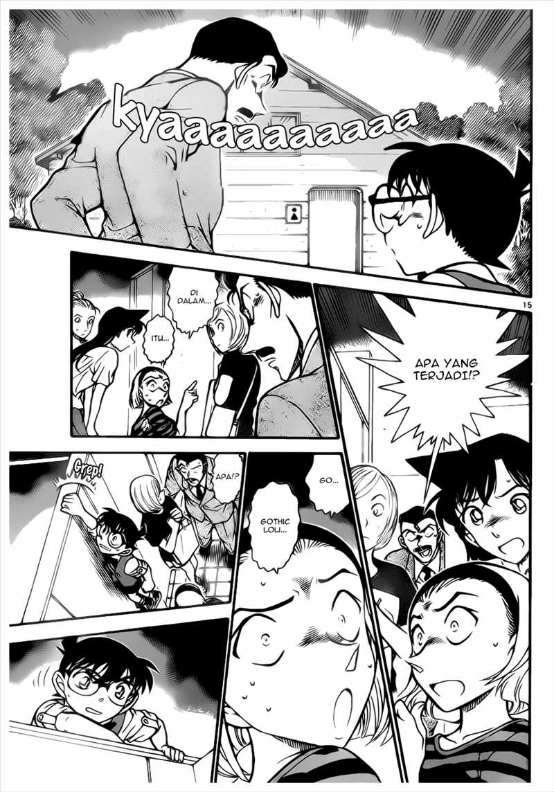 Detective Conan Chapter 696 - halaman 15
