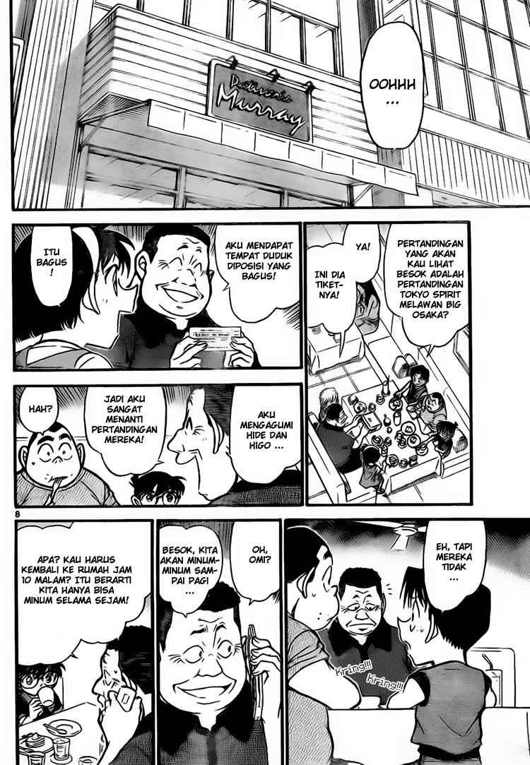 Detective Conan Chapter 699 - halaman 8