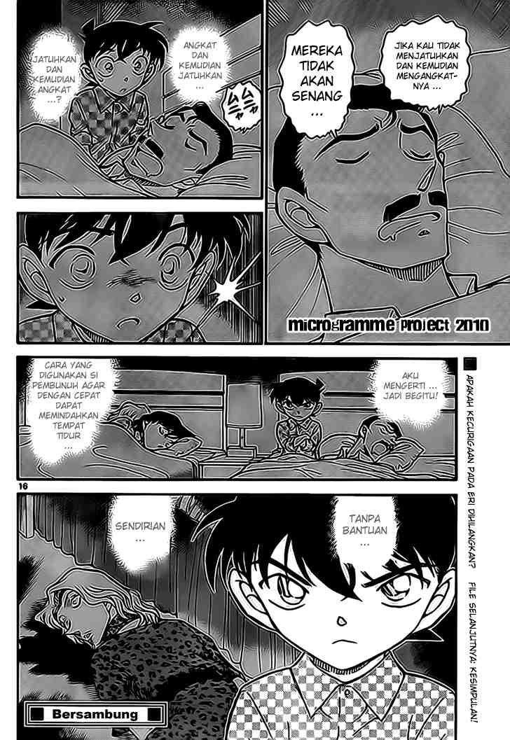 Detective Conan Chapter 710 - halaman 16