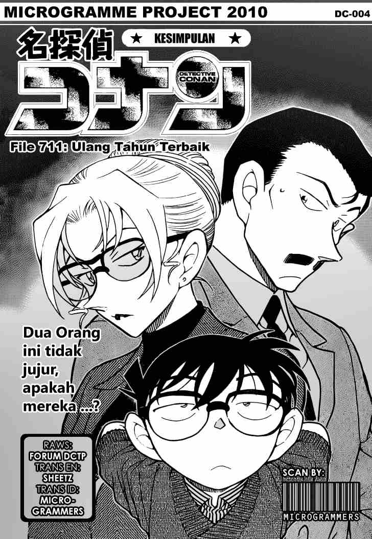 Detective Conan Chapter 711 - halaman 1