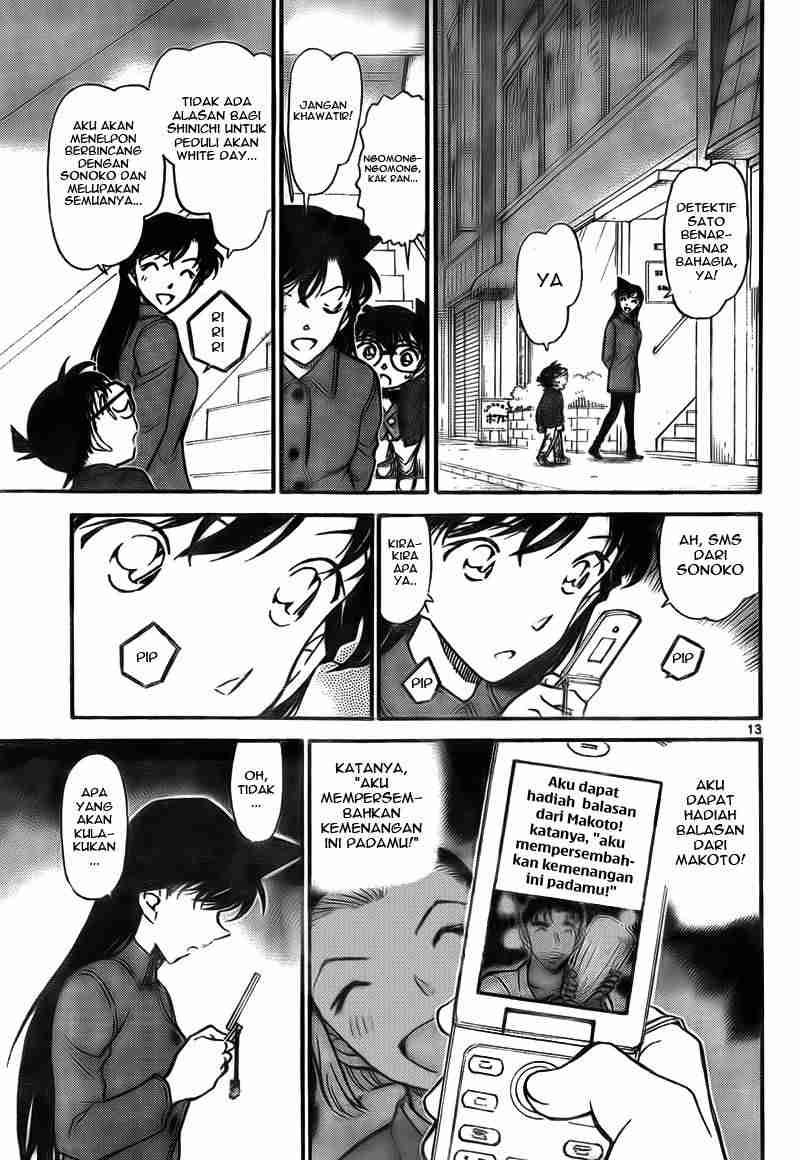Detective Conan Chapter 727 - halaman 13