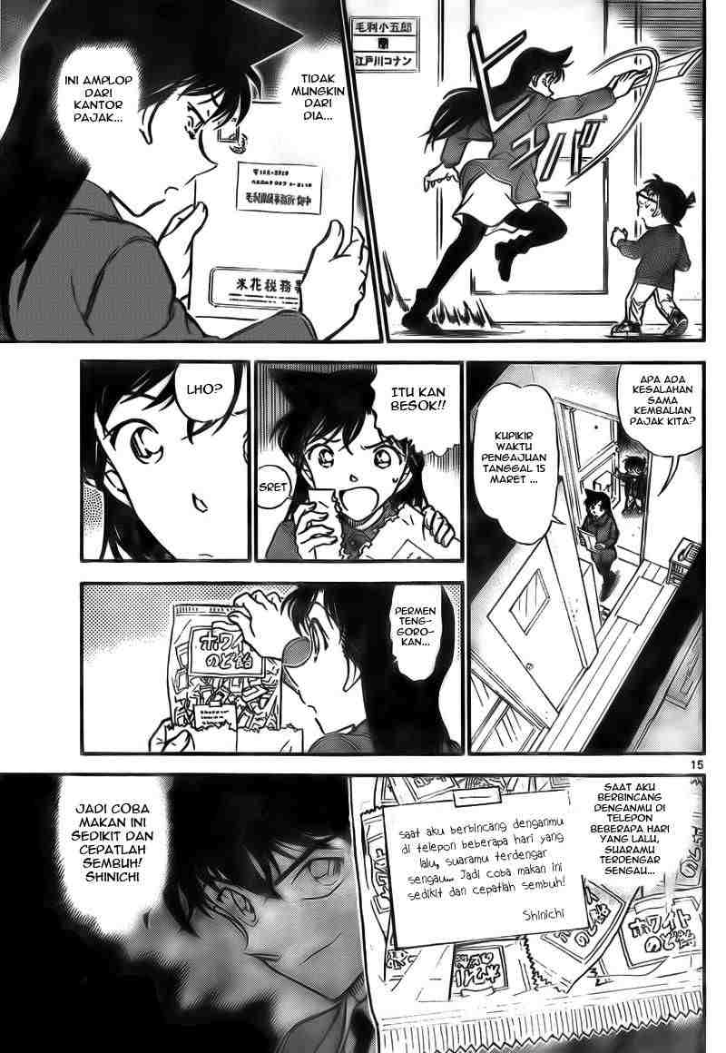 Detective Conan Chapter 727 - halaman 15
