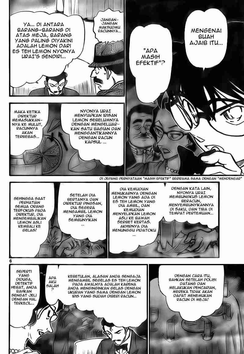 Detective Conan Chapter 727 - halaman 6
