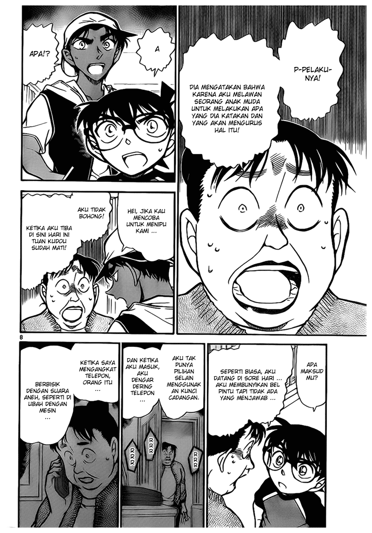 Detective Conan Chapter 735 - halaman 8