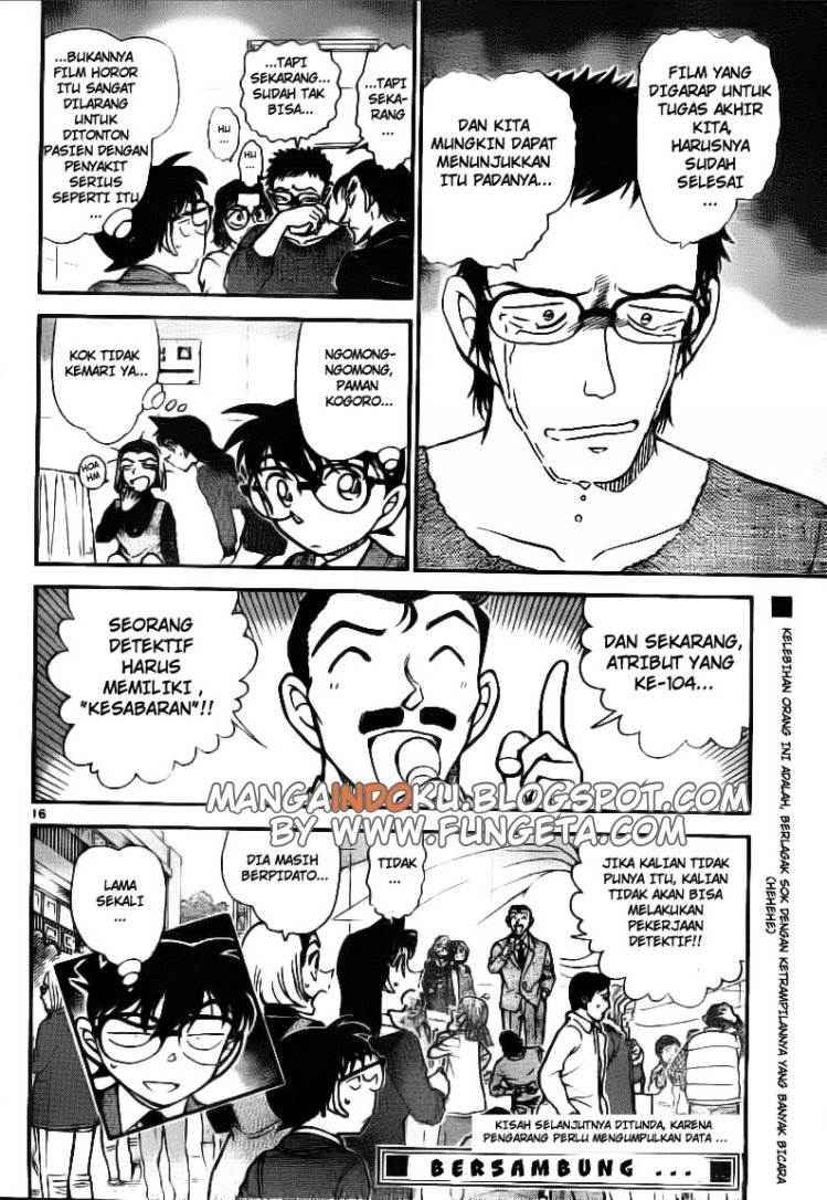 Detective Conan Chapter 758 - halaman 16