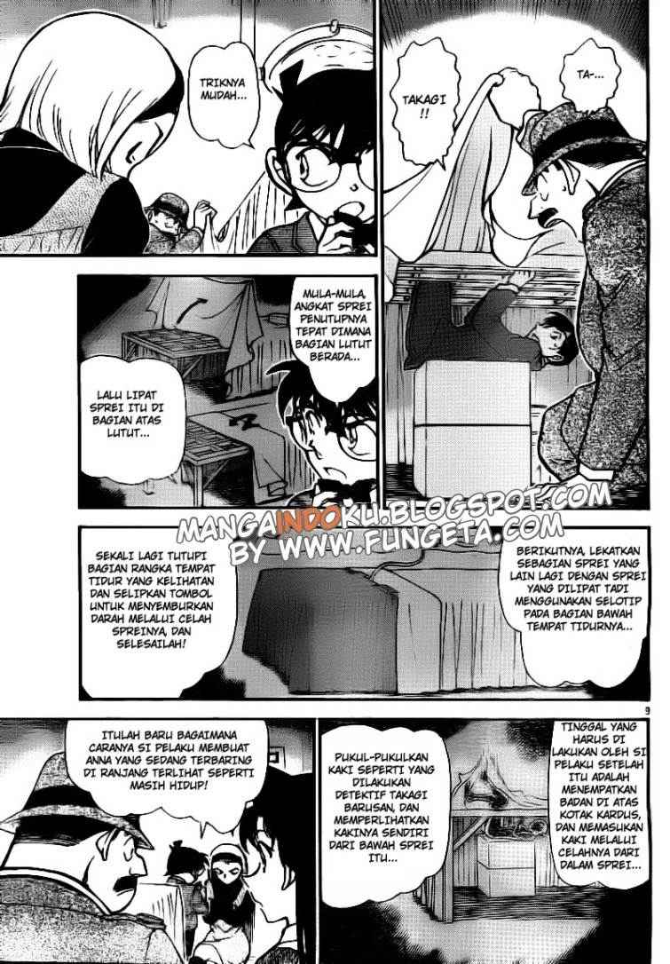 Detective Conan Chapter 758 - halaman 9