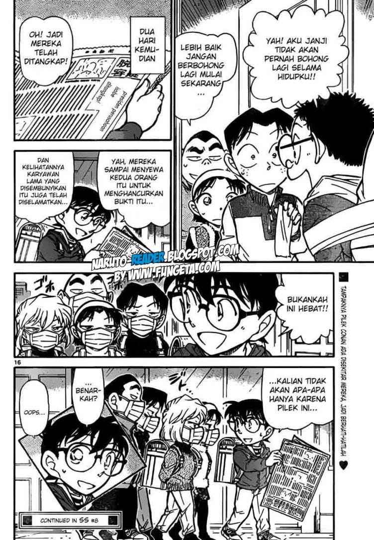 Detective Conan Chapter 761 - halaman 16