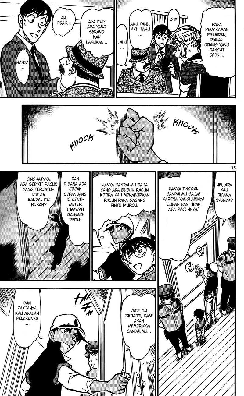 Detective Conan Chapter 784 - halaman 15