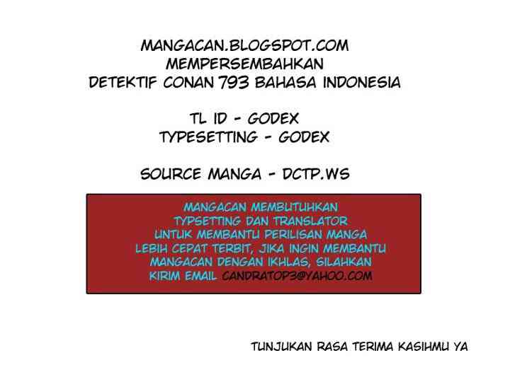 Detective Conan Chapter 793 - halaman 1