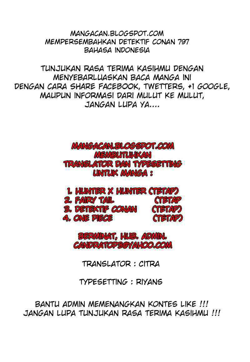 Detective Conan Chapter 797 - halaman 17