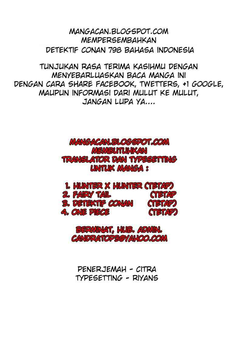 Detective Conan Chapter 798 - halaman 9