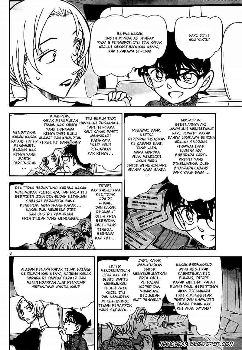 Detective Conan Chapter 799 - halaman 8