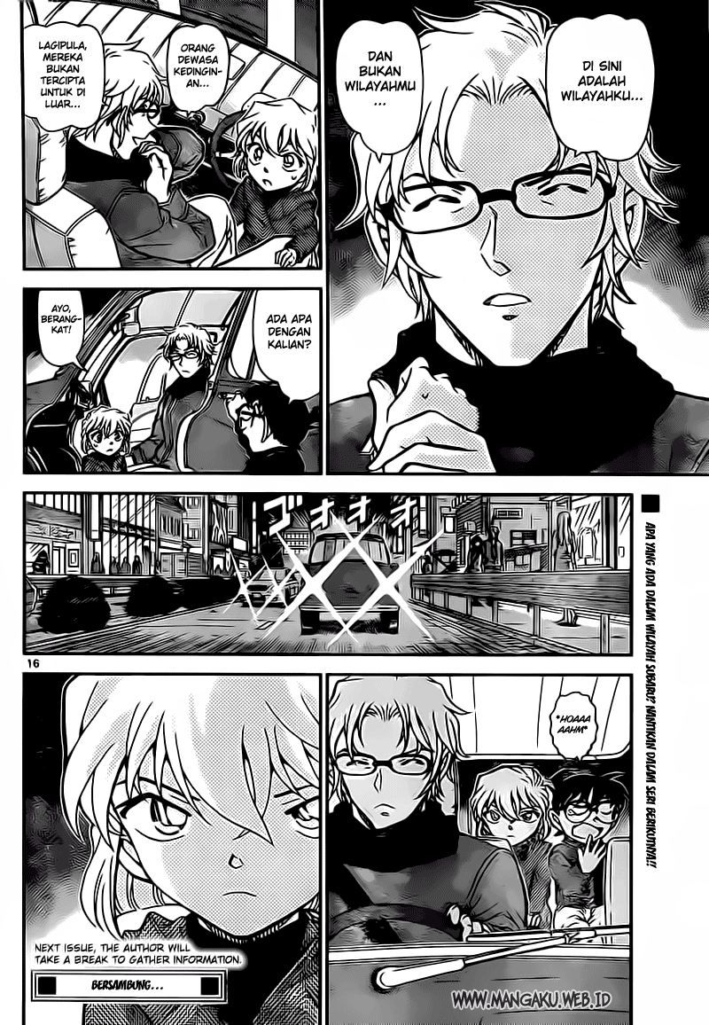 Detective Conan Chapter 811 - halaman 16