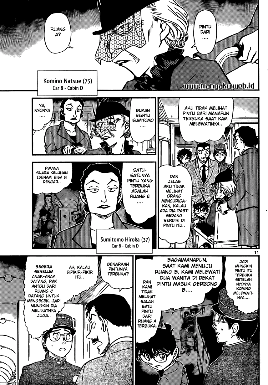 Detective Conan Chapter 820 - halaman 11