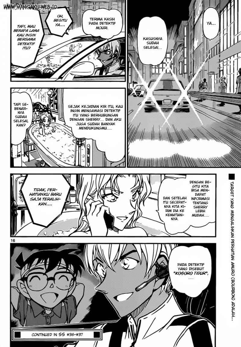 Detective Conan Chapter 827 - halaman 17