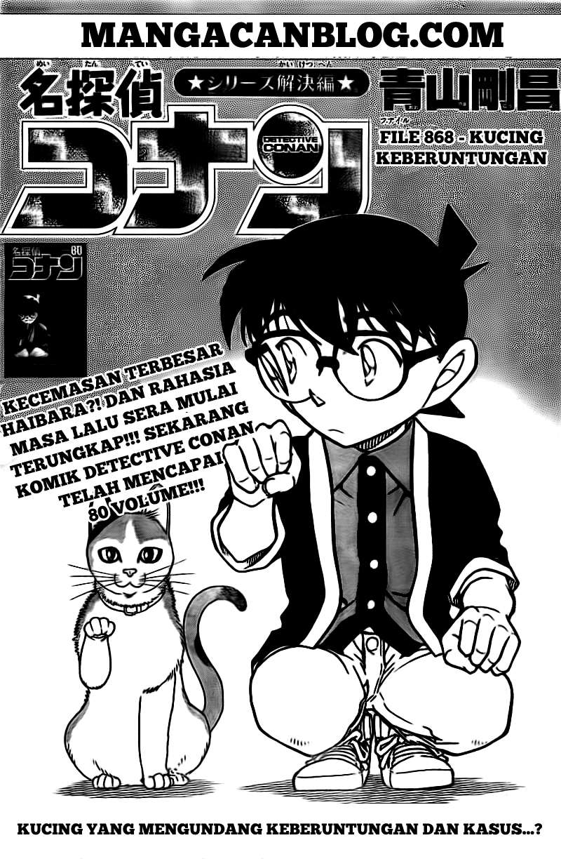Detective Conan Chapter 868 - halaman 2