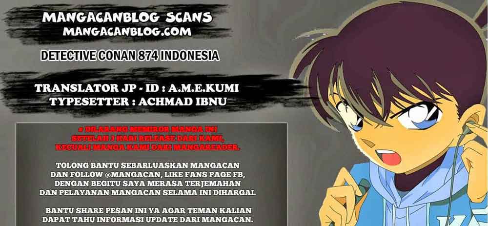 Detective Conan Chapter 874 - halaman 1