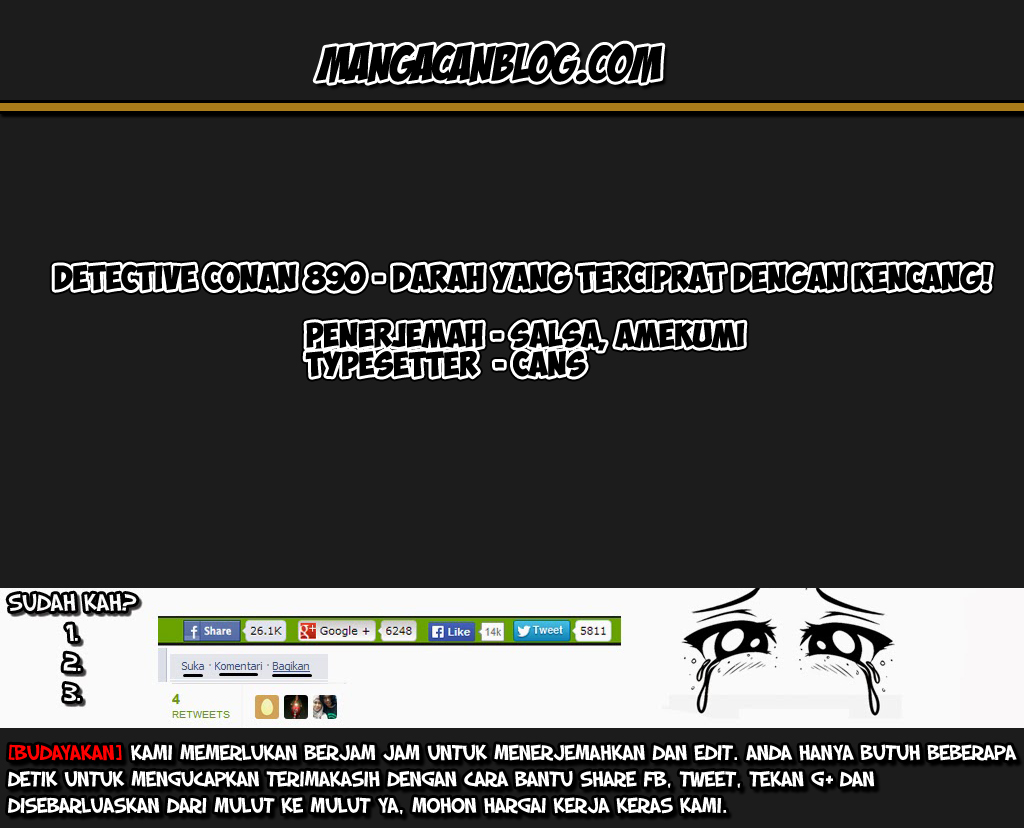 Detective Conan Chapter 890 - halaman 1
