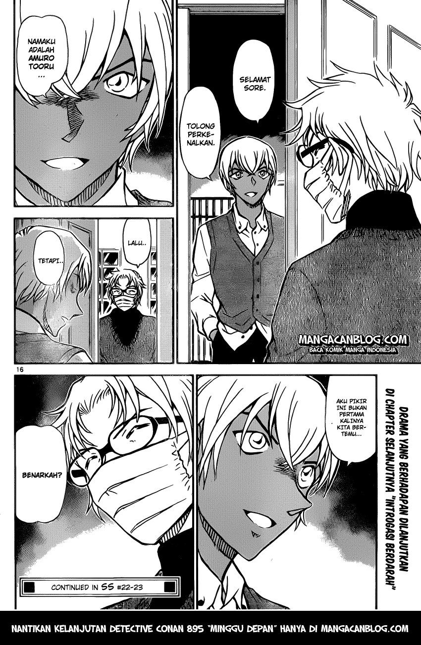 Detective Conan Chapter 894 - halaman 17