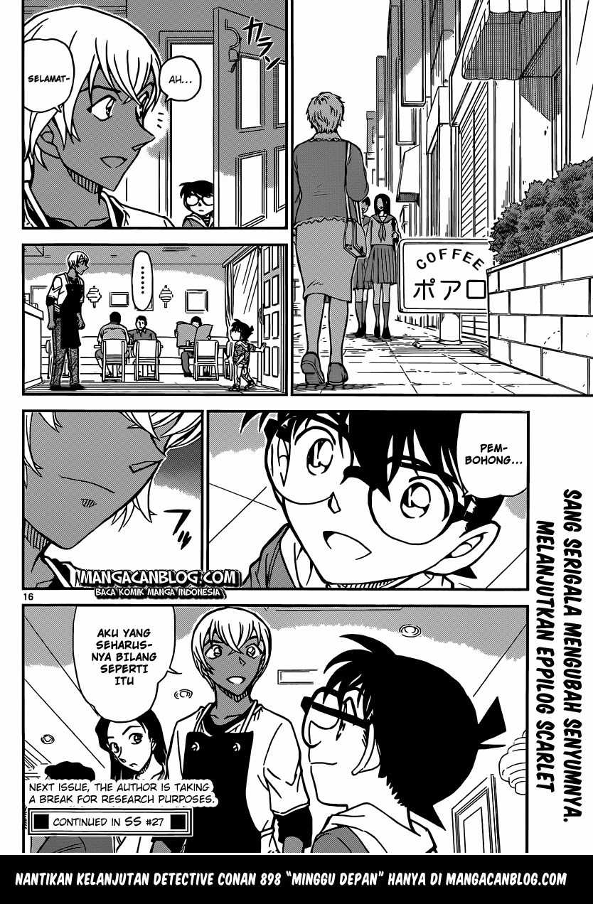 Detective Conan Chapter 897 - halaman 17