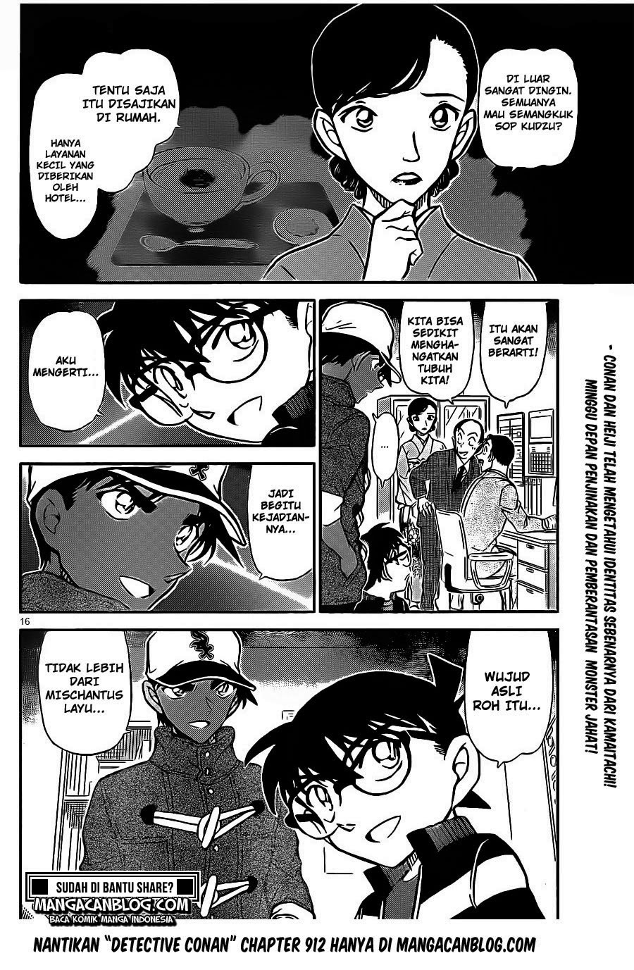 Detective Conan Chapter 911 - halaman 18