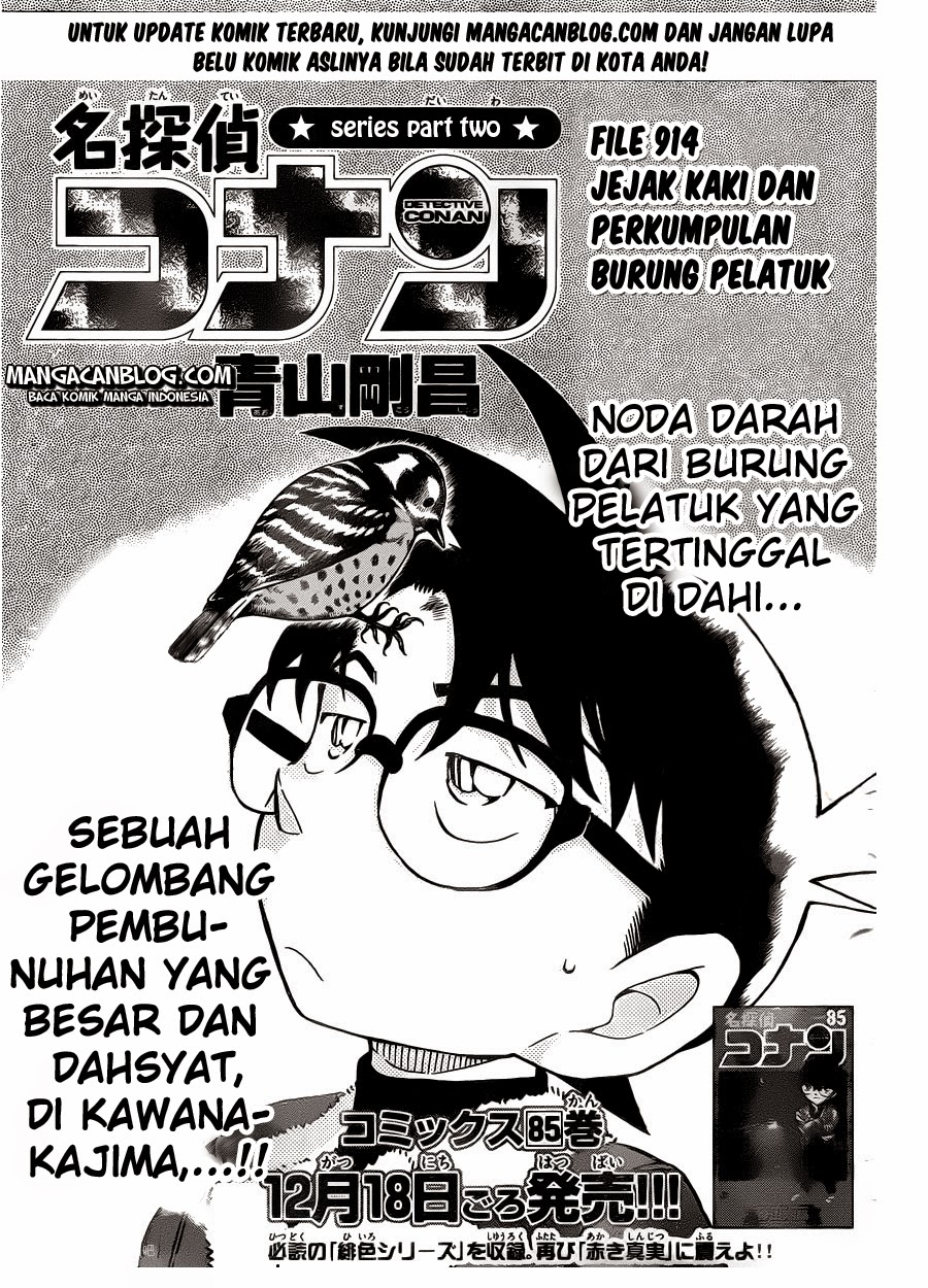 Detective Conan Chapter 914 - halaman 2