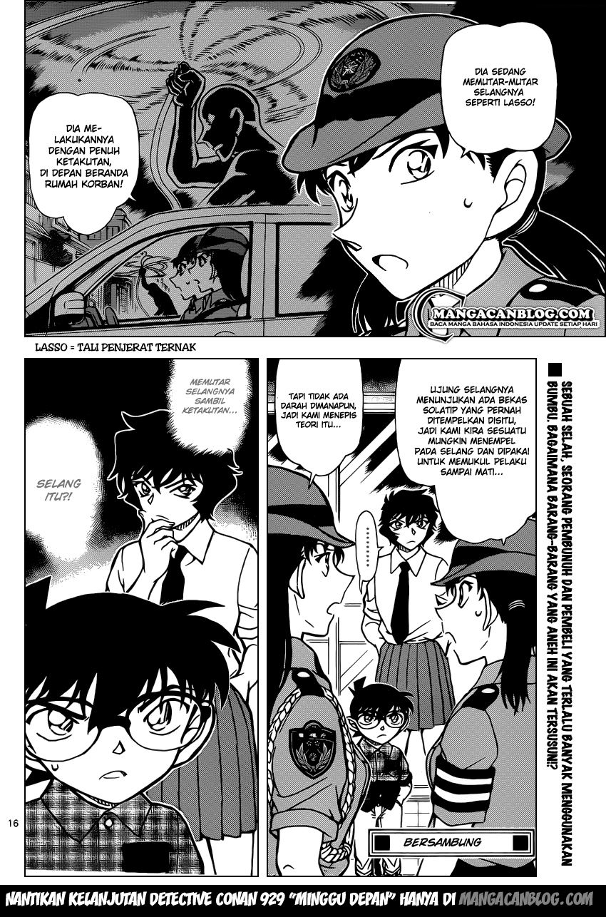 Detective Conan Chapter 928 - halaman 17